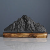 Grand Teton Sculpture (View from Jackson Lake Lodge, Wyoming)