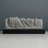 The Remarkables Sculpture (Lake Wakatipu, New Zealand) Sculpted Peaks
