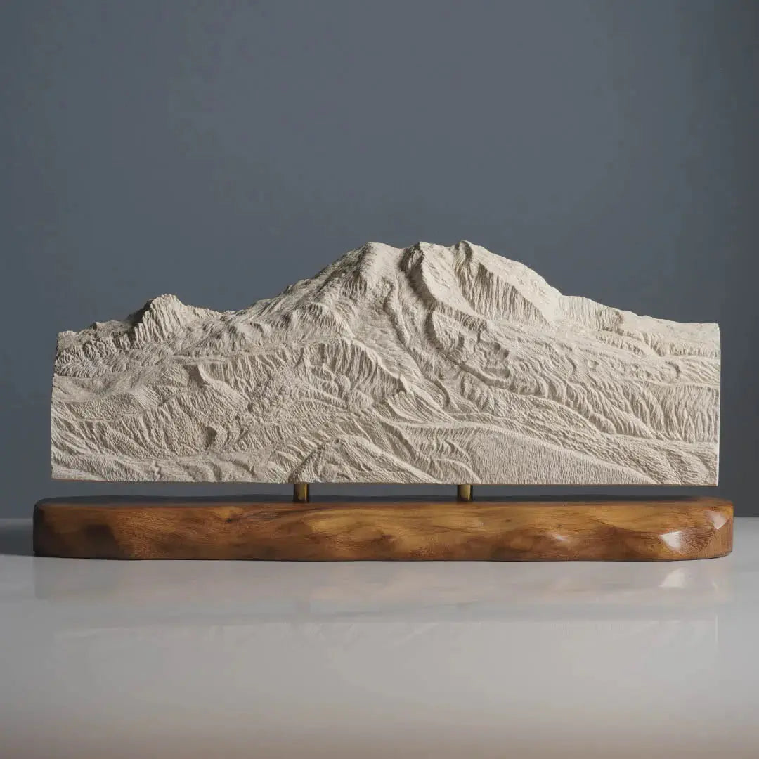 Third Burroughs Mountain Sculpture (Washington) Sculpted Peaks