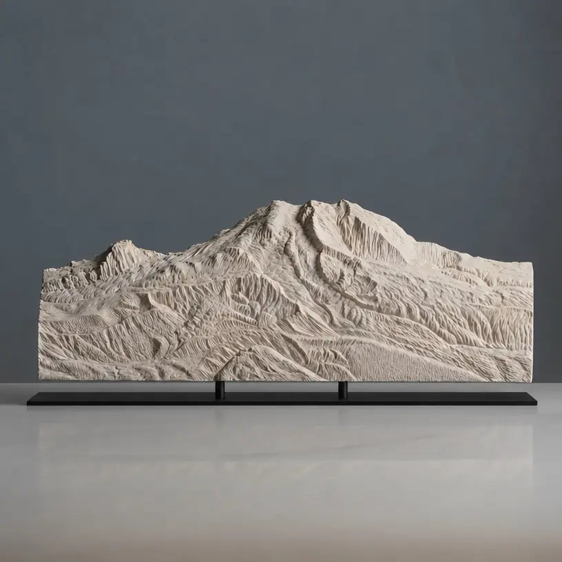 Third Burroughs Mountain Sculpture (Washington) Sculpted Peaks