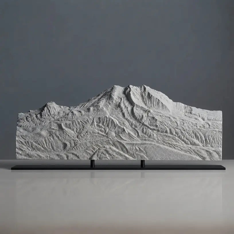 Third Burroughs Mountain Sculpture (Washington) Sculpted Peaks