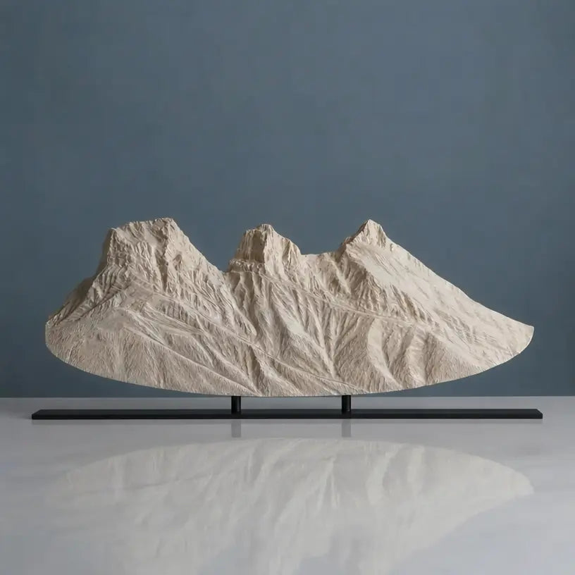 Three Sisters Sculpture (Canmore, Alberta) Sculpted Peaks