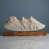 Three Sisters Sculpture (Canmore, Alberta) Sculpted Peaks