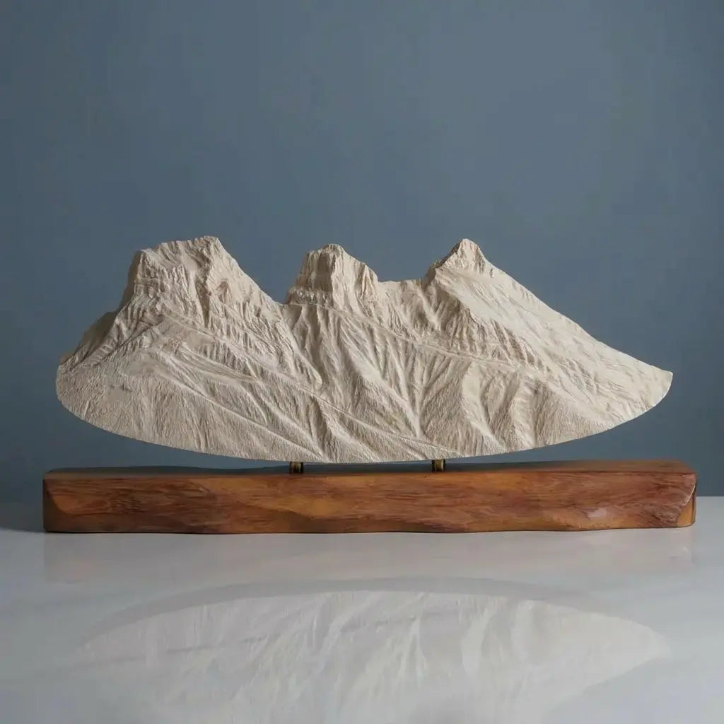Three Sisters Sculpture (Canmore, Alberta) Sculpted Peaks