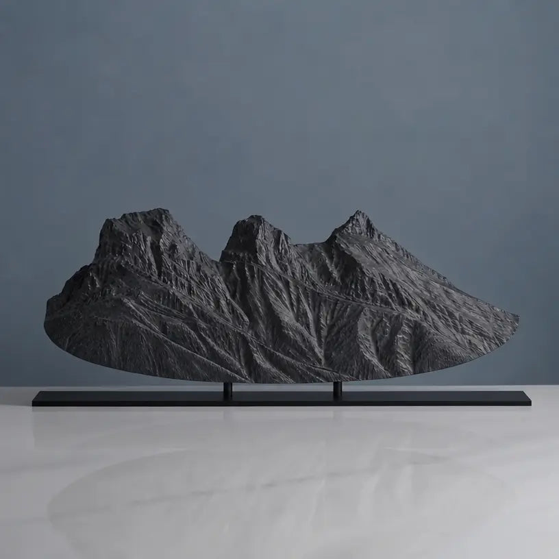 Three Sisters Sculpture (Canmore, Alberta) Sculpted Peaks