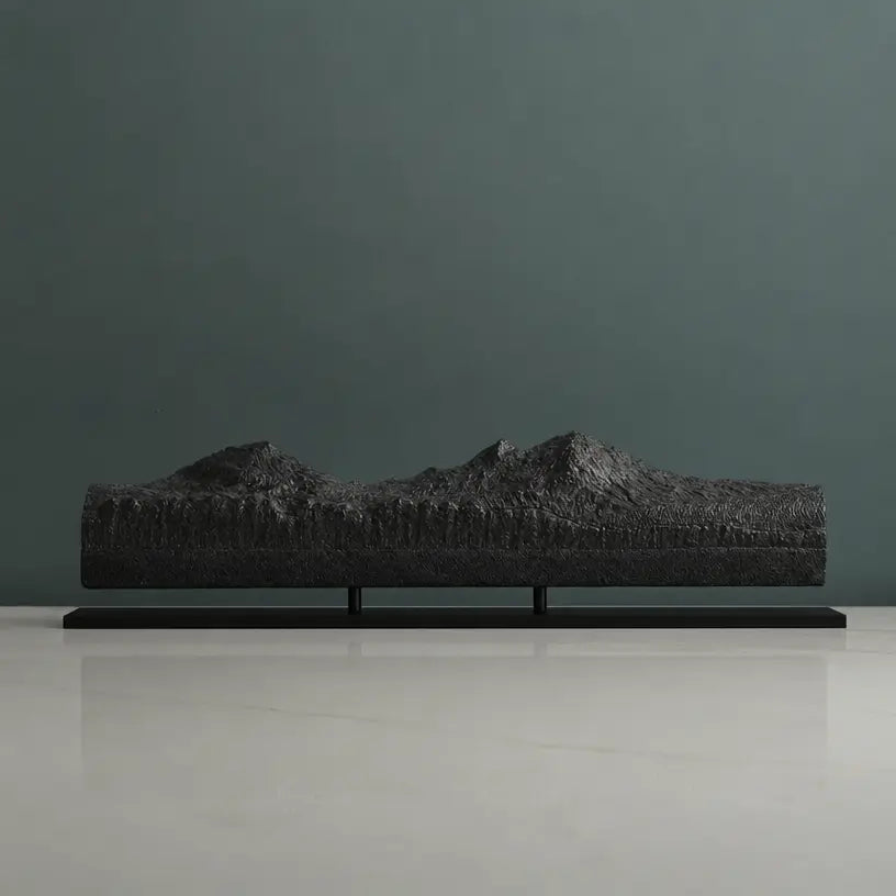 Three Sisters Sculpture (View from Sisters, Oregon) Sculpted Peaks
