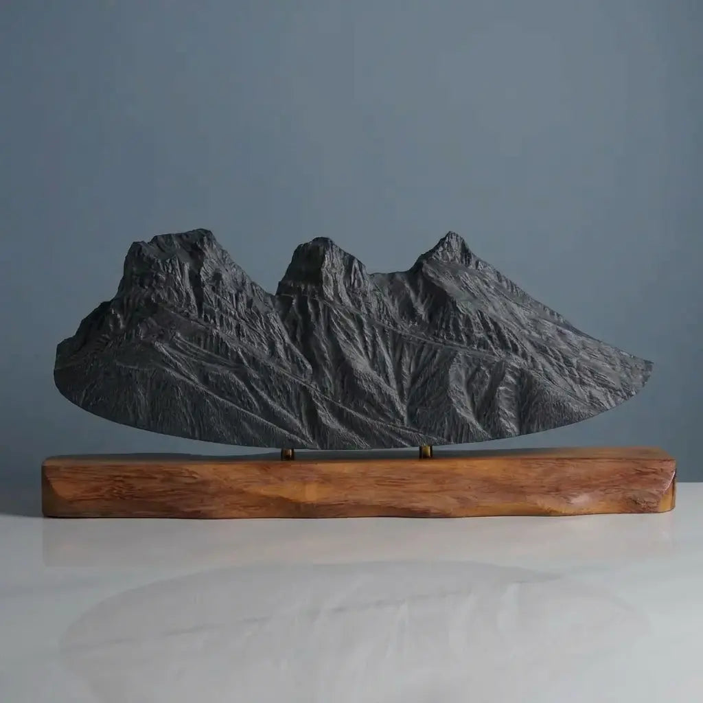 Three Sisters Sculpture (Canmore, Alberta) Sculpted Peaks