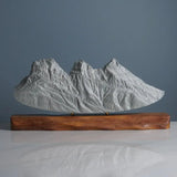 Three Sisters Sculpture (Canmore, Alberta) Sculpted Peaks