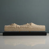Three Sisters Sculpture (View from Sisters, Oregon) Sculpted Peaks