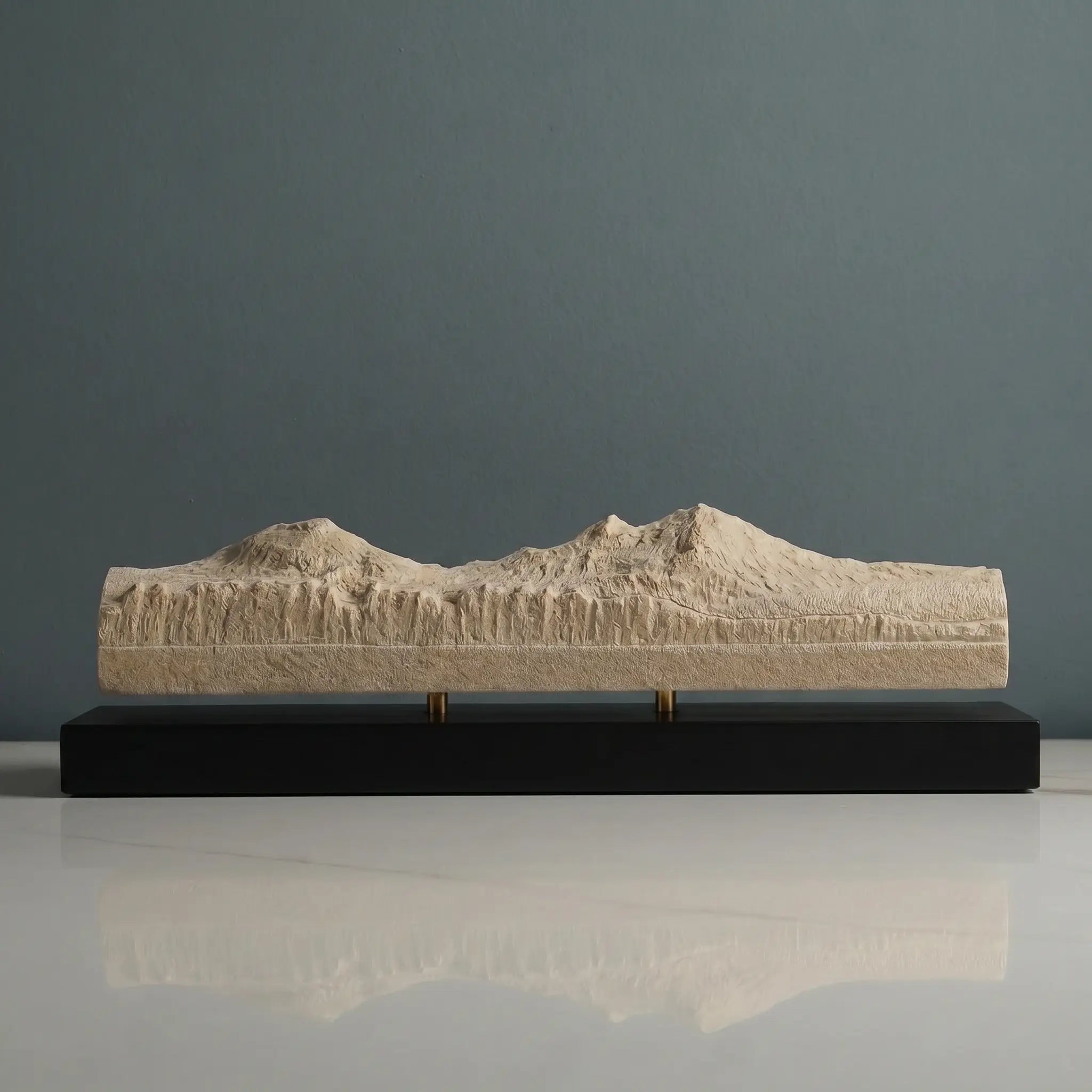 Three Sisters Sculpture (View from Sisters, Oregon) Sculpted Peaks