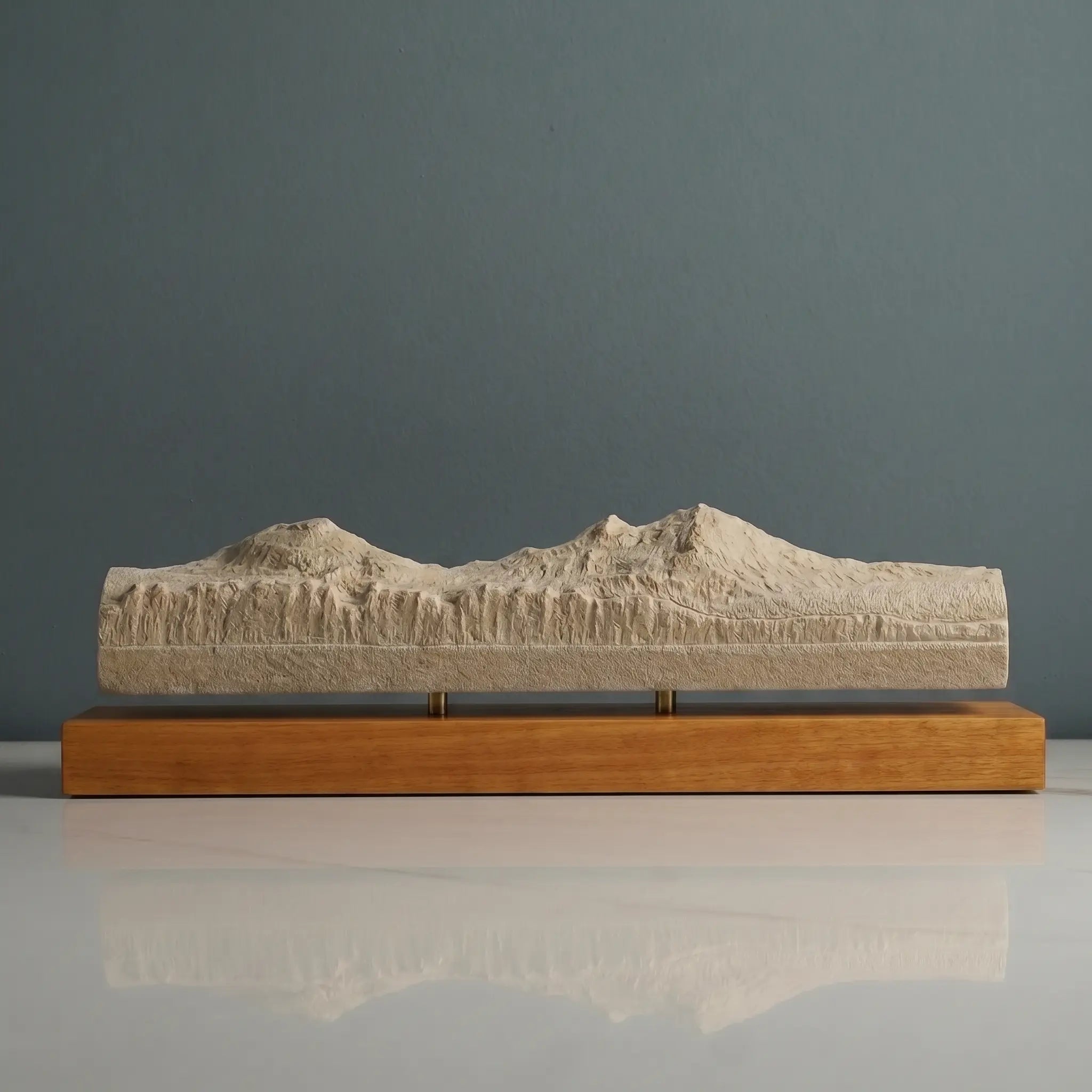 Three Sisters Sculpture (View from Sisters, Oregon) Sculpted Peaks