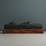 Three Sisters Sculpture (View from Sisters, Oregon) Sculpted Peaks