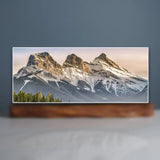 Three Sisters Sculpture (Canmore, Alberta) Sculpted Peaks