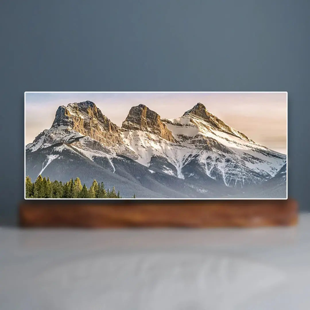 Three Sisters Sculpture (Canmore, Alberta) Sculpted Peaks