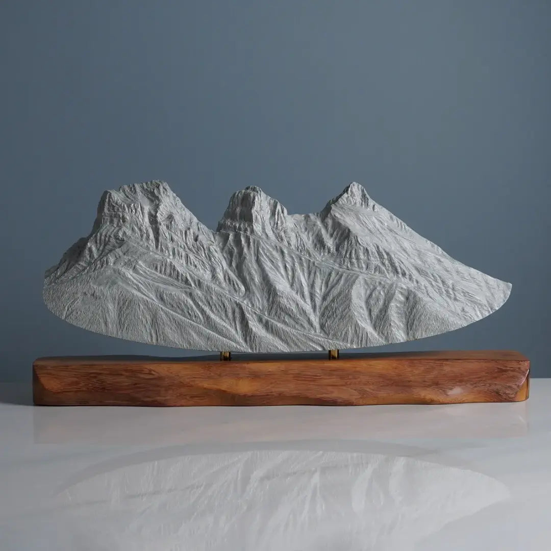 Three Sisters Sculpture (Canmore, Alberta) Sculpted Peaks