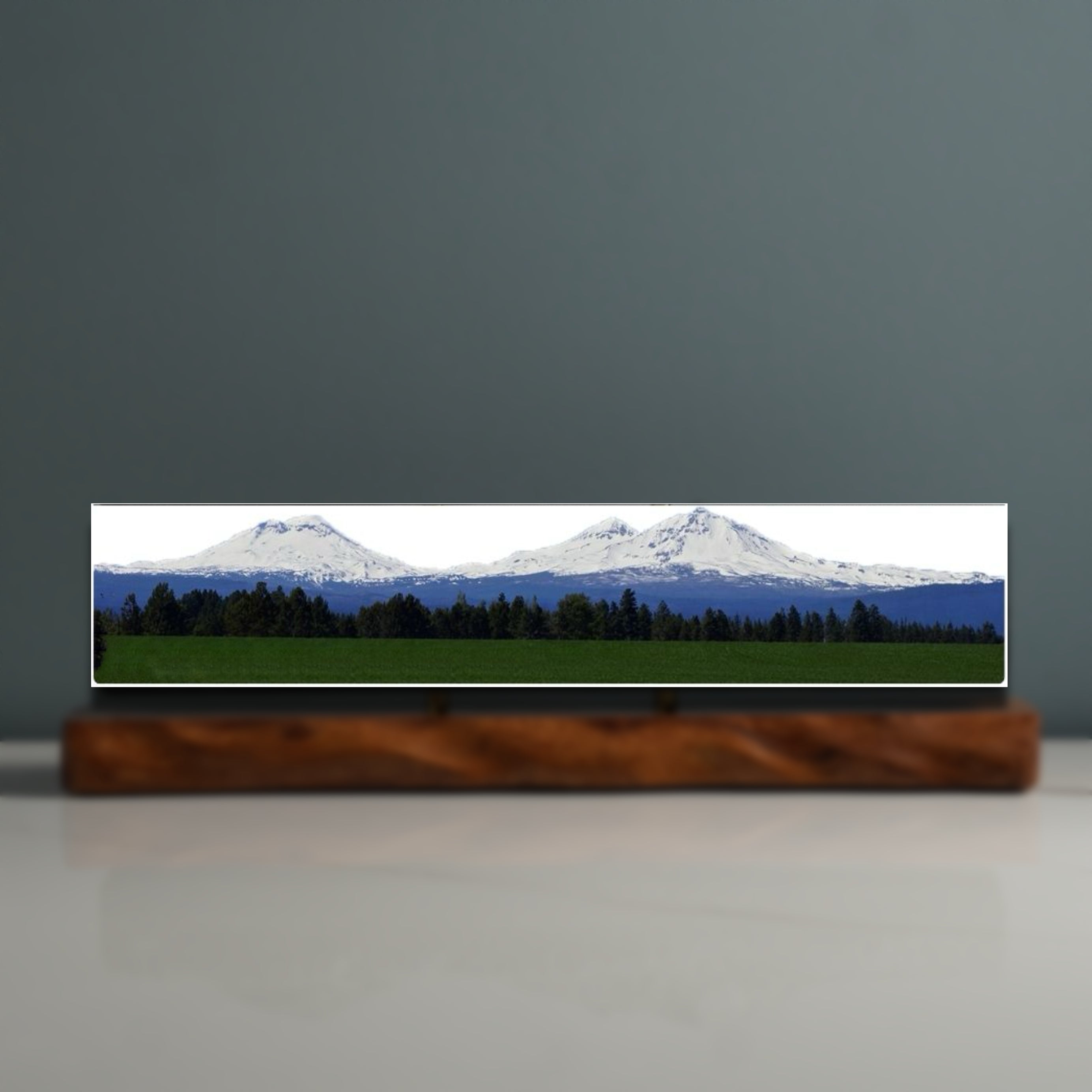 Three Sisters Sculpture | View from Sisters | Oregon | Sculpted Peaks