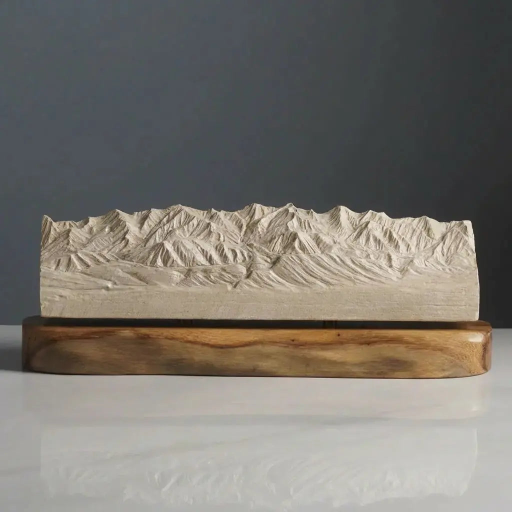Tien Shan Mountains Sculpture (Trans-Ili Alatau, Kazakhstan) Sculpted Peaks