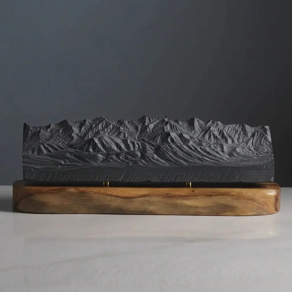 Tien Shan Mountains Sculpture (Trans-Ili Alatau, Kazakhstan) Sculpted Peaks