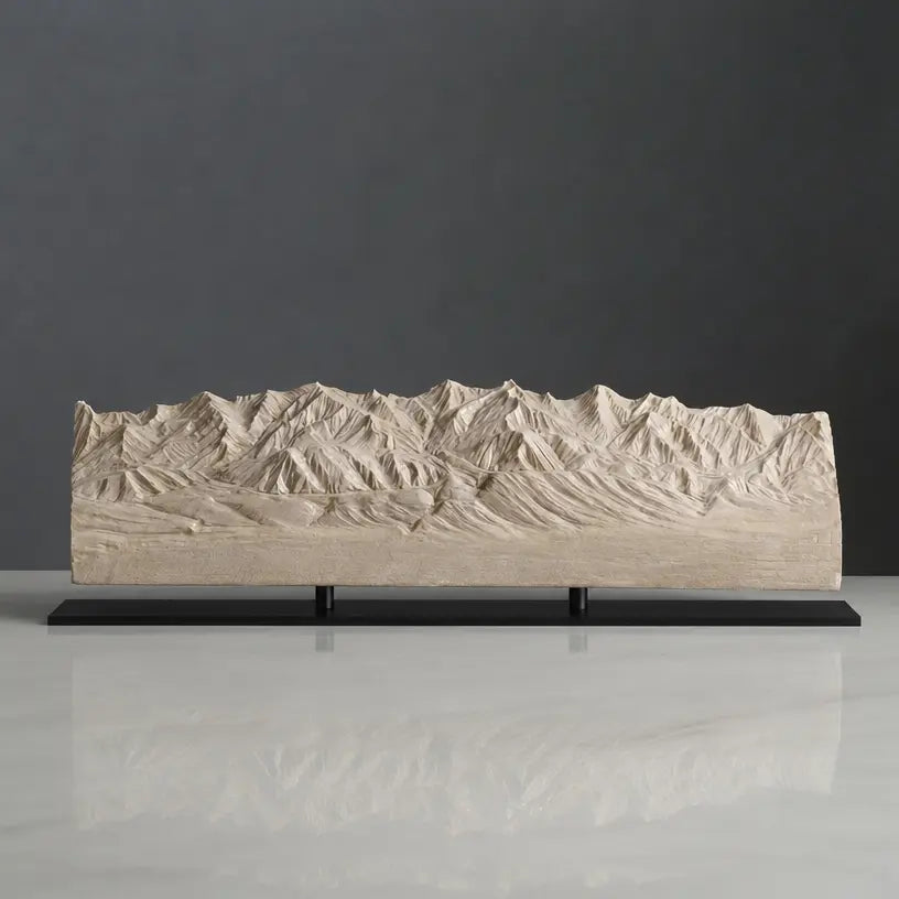 Tien Shan Mountains Sculpture (Trans-Ili Alatau, Kazakhstan) Sculpted Peaks
