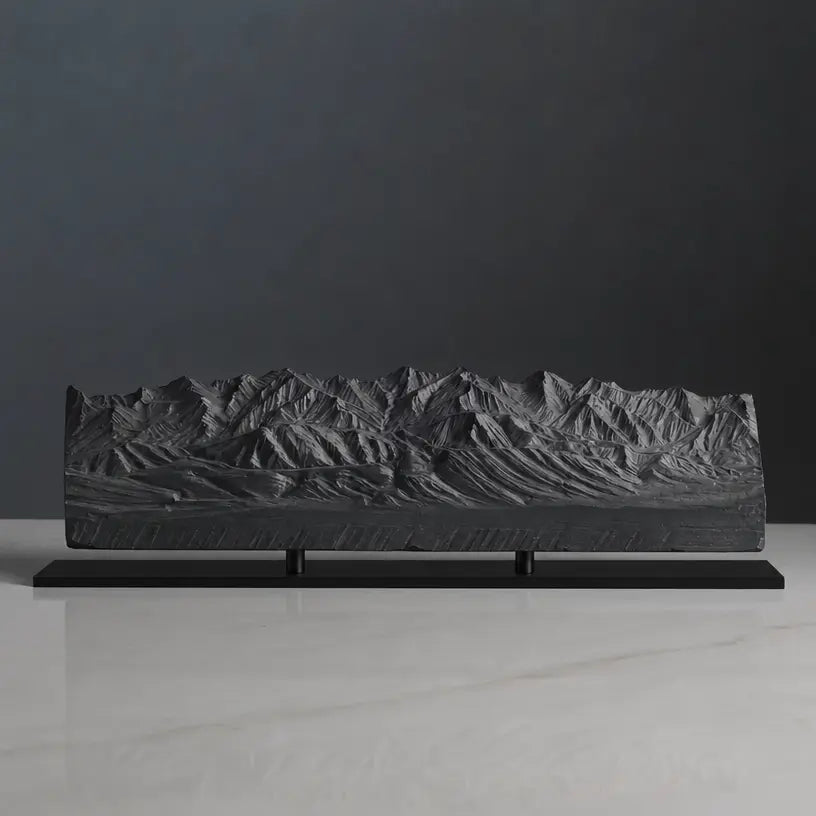 Tien Shan Mountains Sculpture (Trans-Ili Alatau, Kazakhstan) Sculpted Peaks