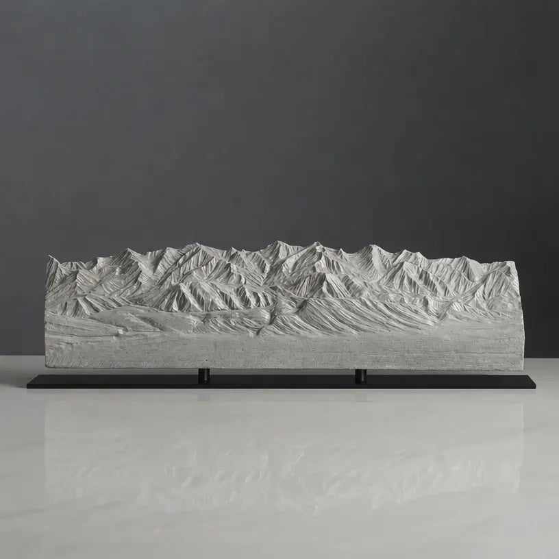 Tien Shan Mountains Sculpture (Trans-Ili Alatau, Kazakhstan) Sculpted Peaks