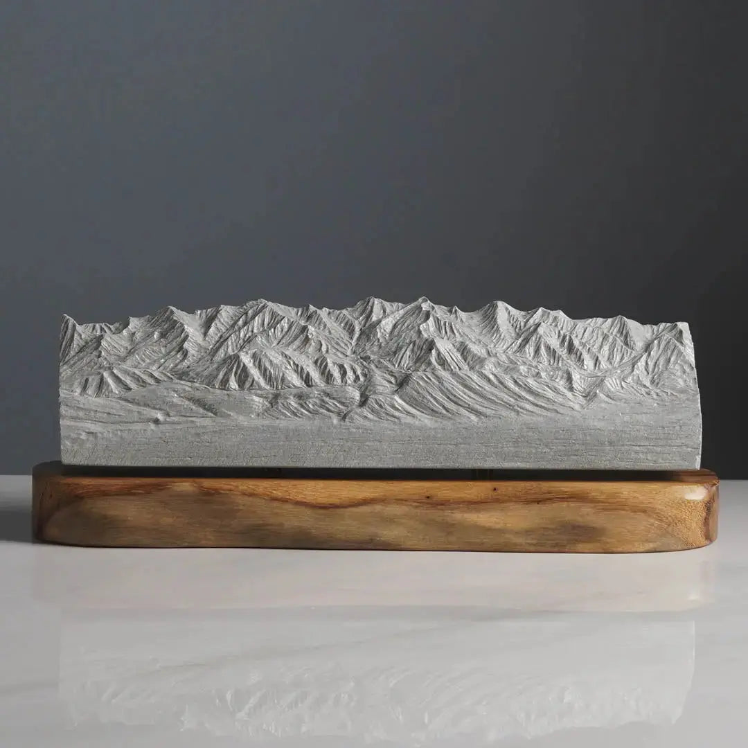 Tien Shan Mountains Sculpture (Trans-Ili Alatau, Kazakhstan) Sculpted Peaks