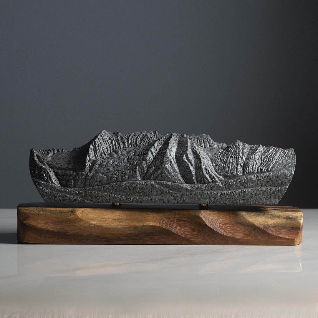 Mount Timpanogos (Heber View) Sculpture Sculpted Peaks