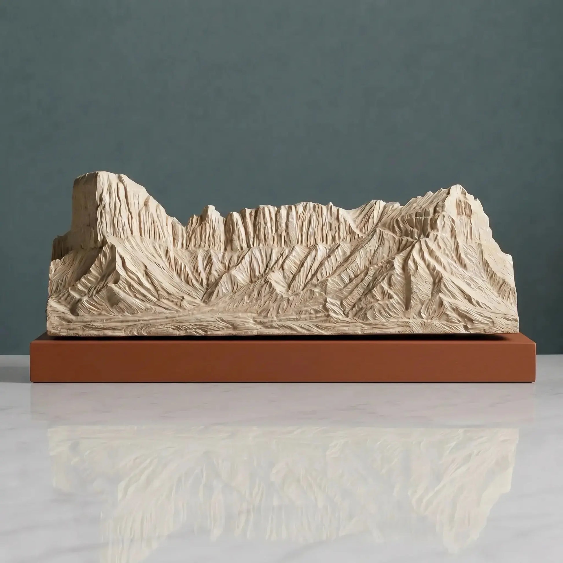 Tuwaiq Mountain Sculpture (View A, Saudi Arabia) Sculpted Peaks