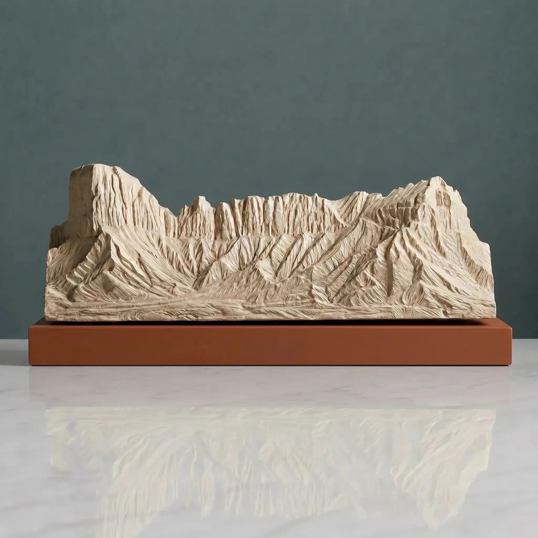 Tuwaiq Mountain Sculpture (View A, Saudi Arabia) Sculpted Peaks