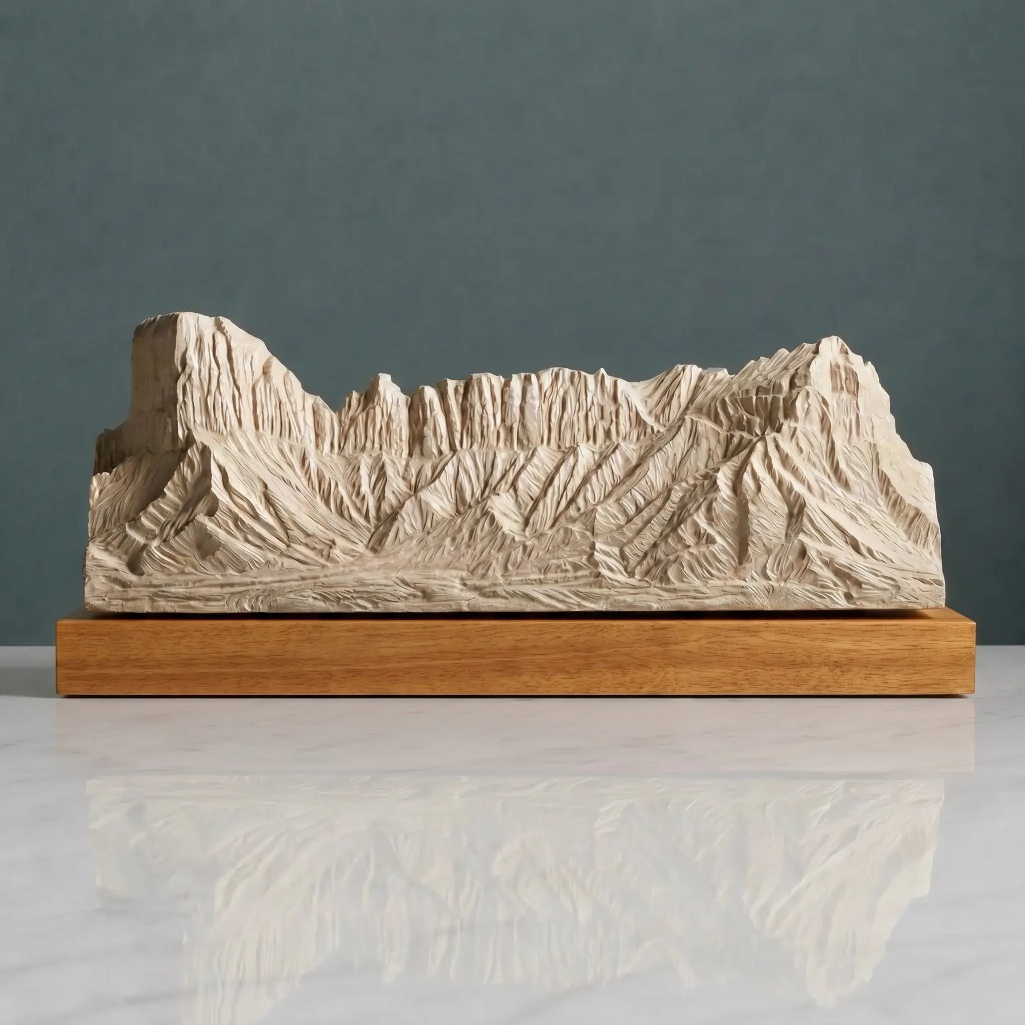 Tuwaiq Mountain Sculpture (View A, Saudi Arabia) Sculpted Peaks