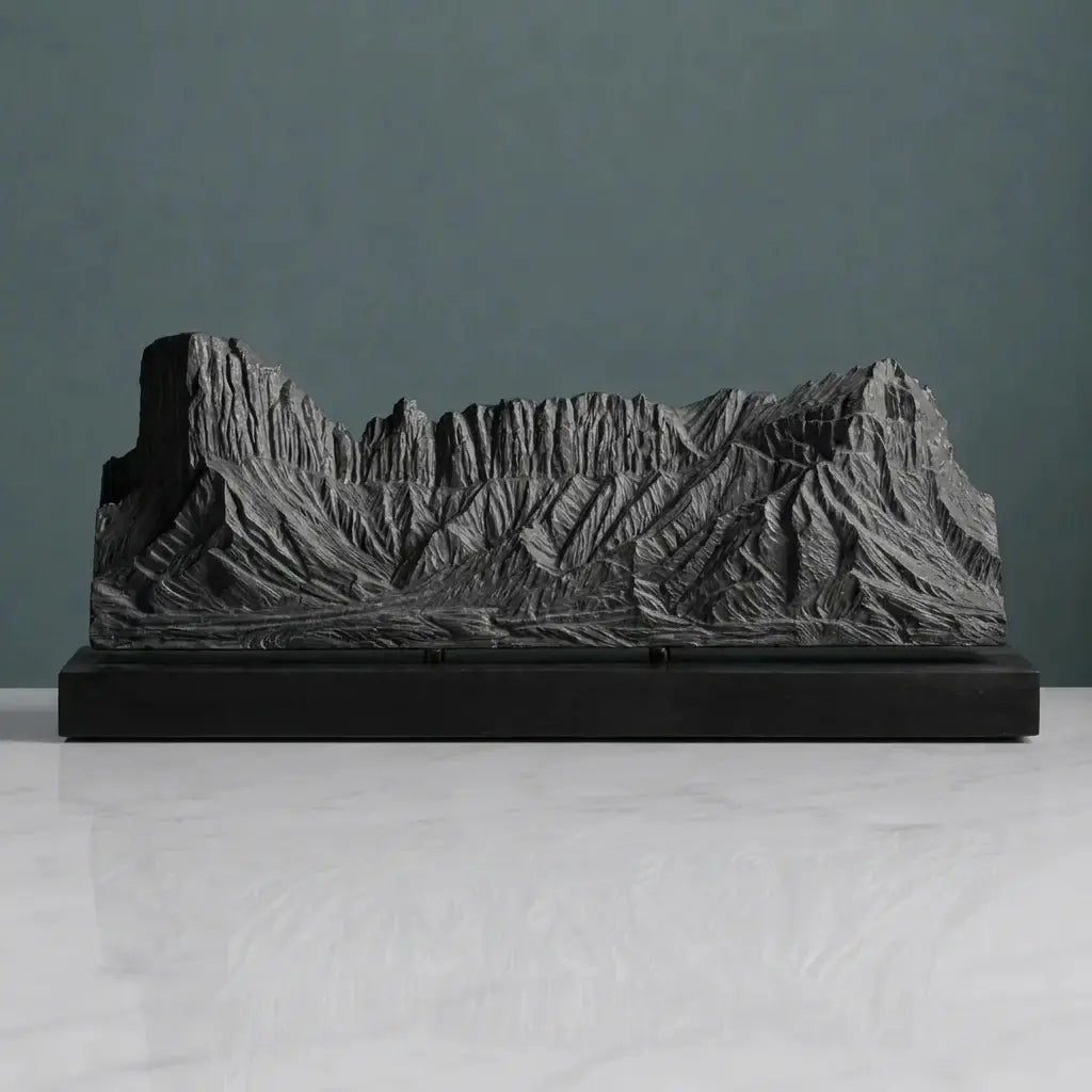 Tuwaiq Mountain Sculpture (View A, Saudi Arabia) Sculpted Peaks