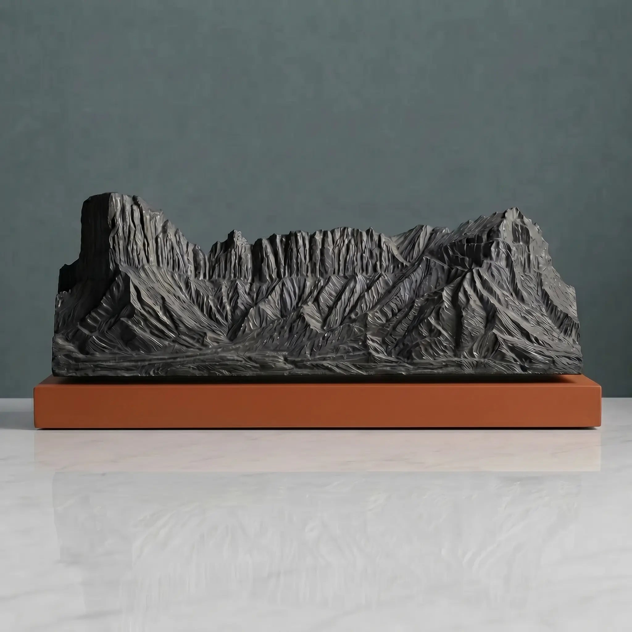 Tuwaiq Mountain Sculpture (View A, Saudi Arabia) Sculpted Peaks