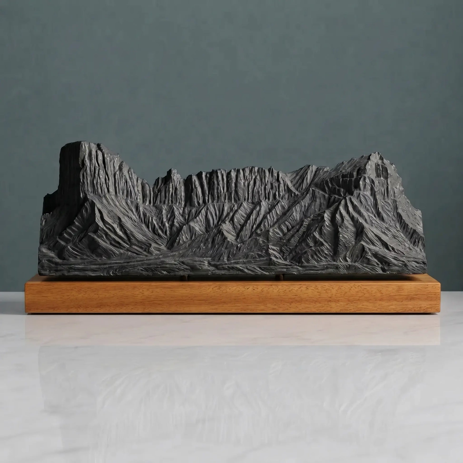 Tuwaiq Mountain Sculpture (View A, Saudi Arabia) Sculpted Peaks