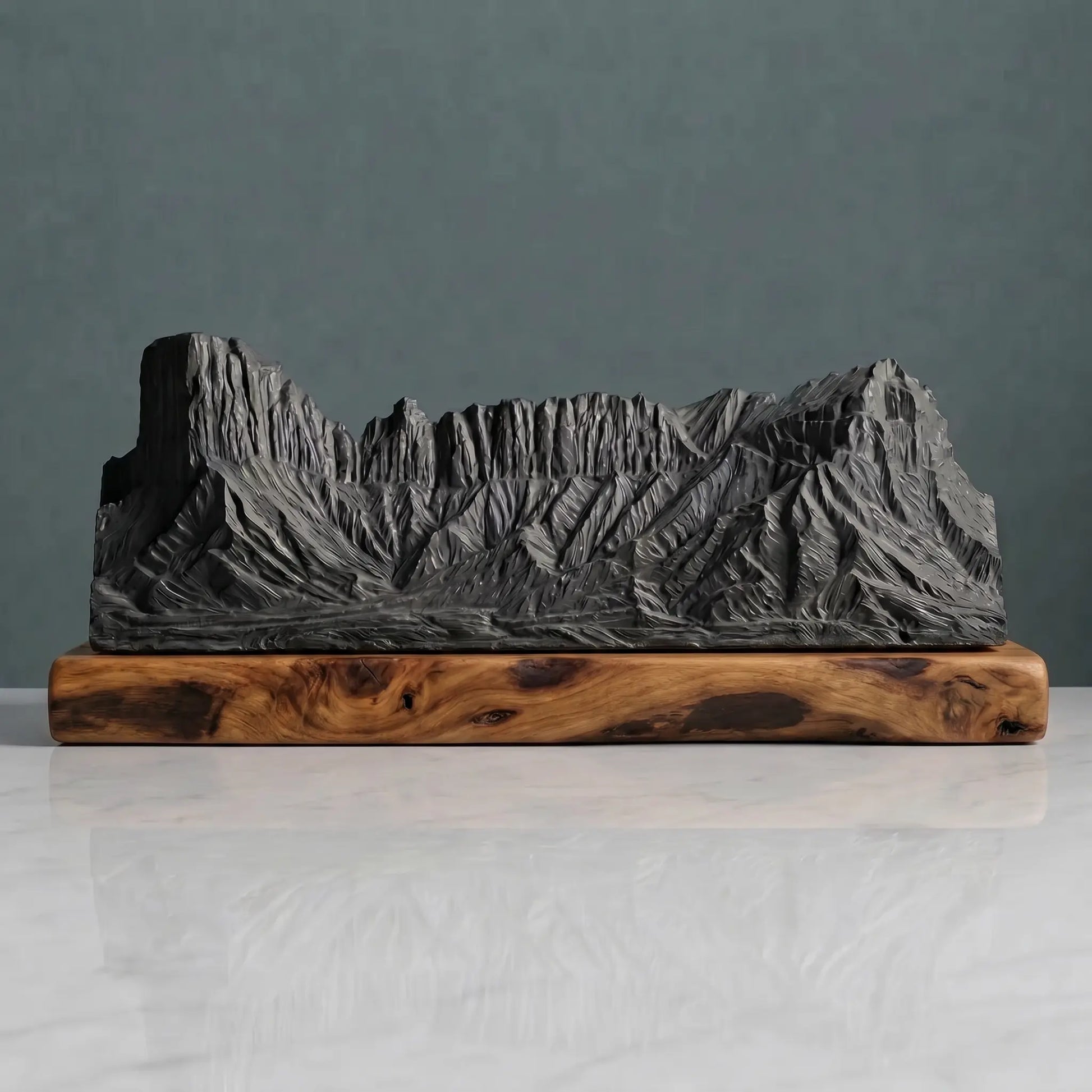 Tuwaiq Mountain Sculpture (View A, Saudi Arabia) Sculpted Peaks