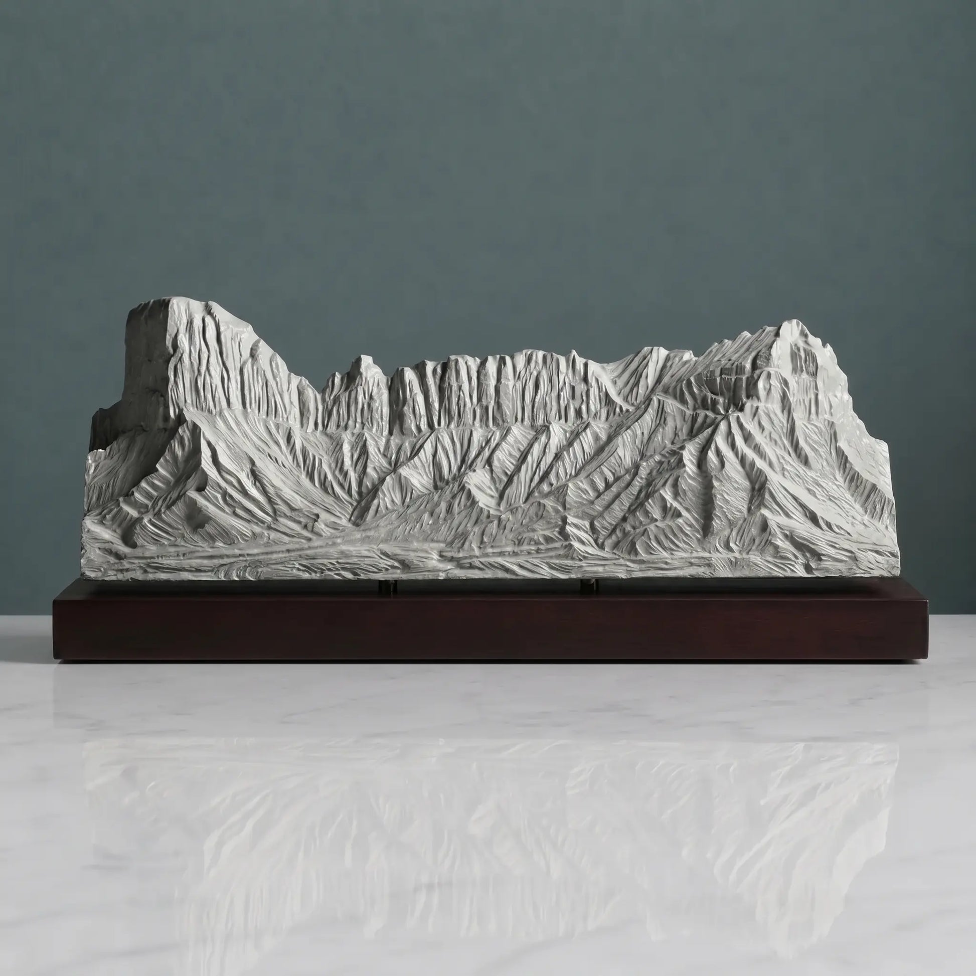 Tuwaiq Mountain Sculpture (View A, Saudi Arabia) Sculpted Peaks