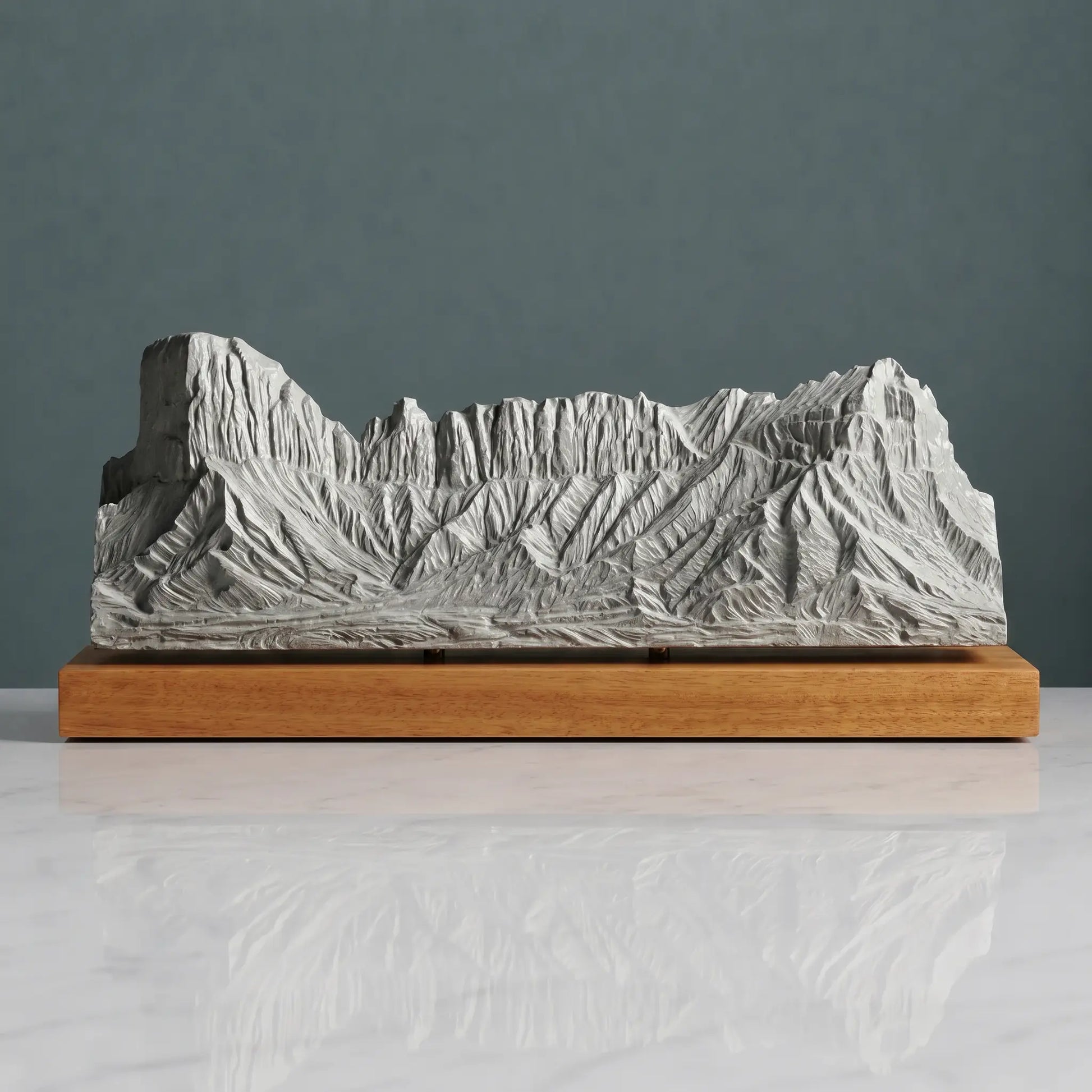 Tuwaiq Mountain Sculpture (View A, Saudi Arabia) Sculpted Peaks