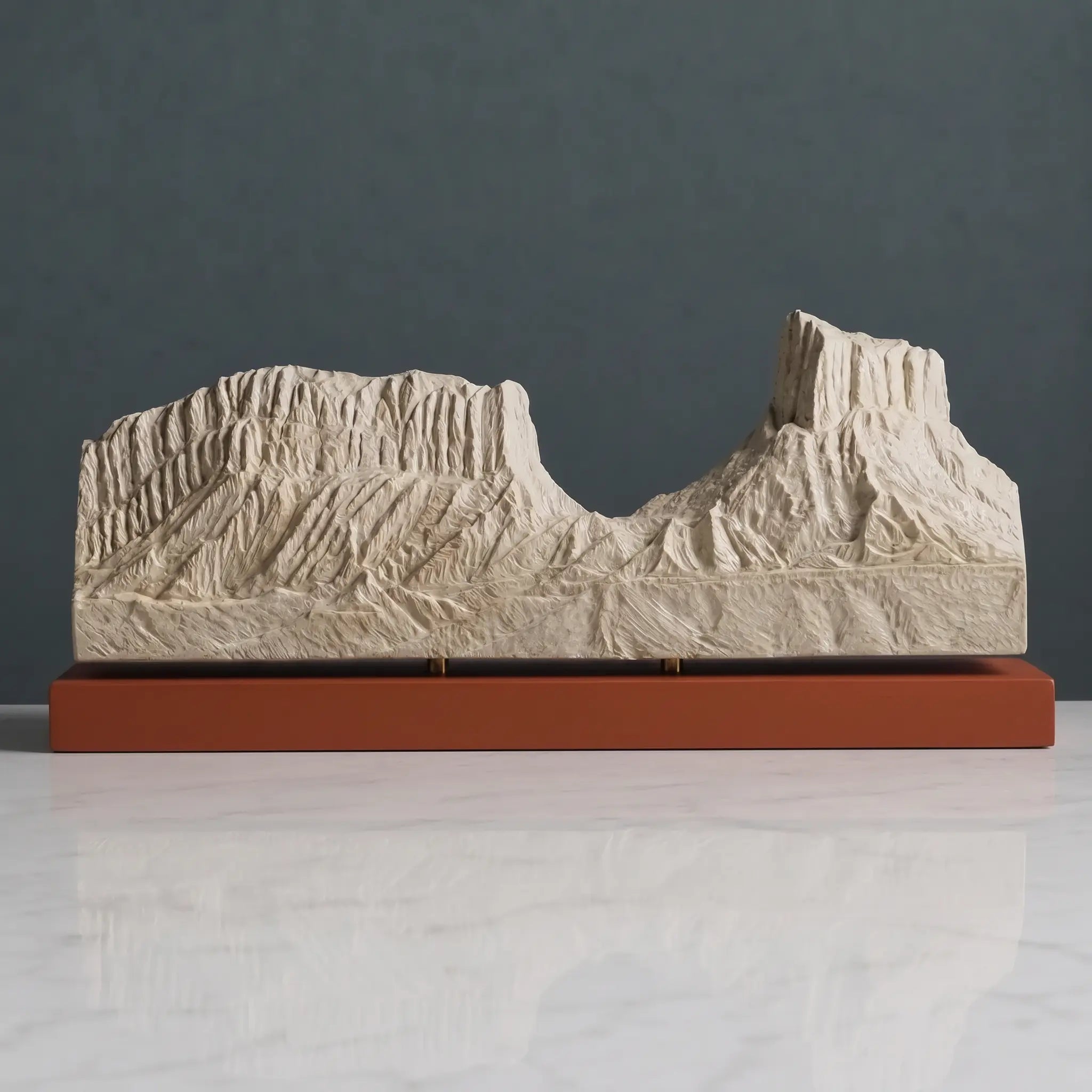Tuwaiq Mountain Sculpture (View B, Saudi Arabia) Sculpted Peaks