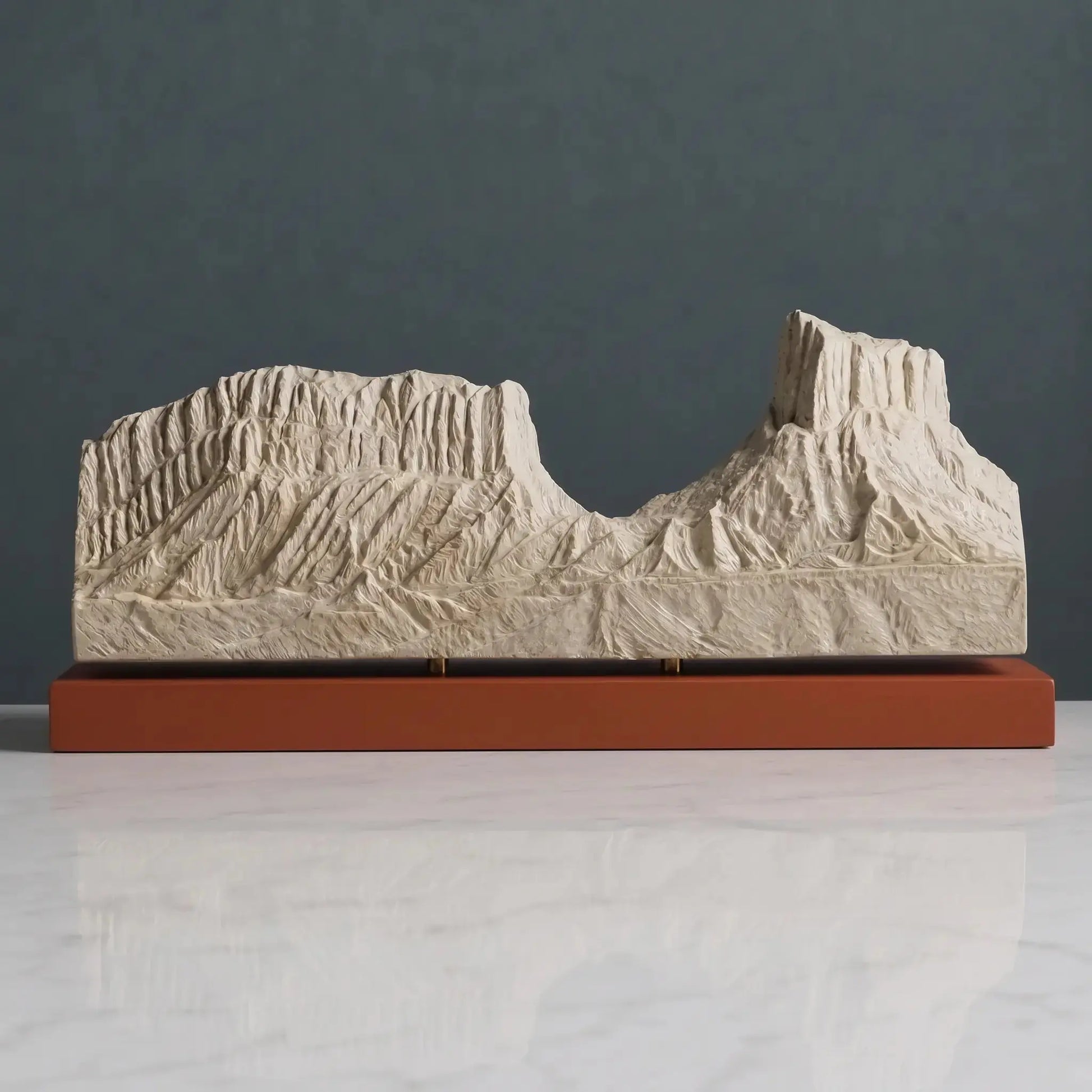 Tuwaiq Mountain Sculpture (View B, Saudi Arabia) Sculpted Peaks