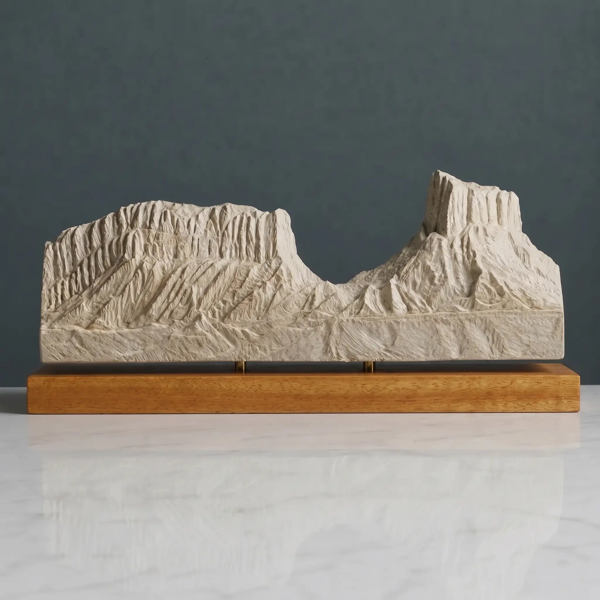 Tuwaiq Mountain Sculpture (View B, Saudi Arabia) Sculpted Peaks