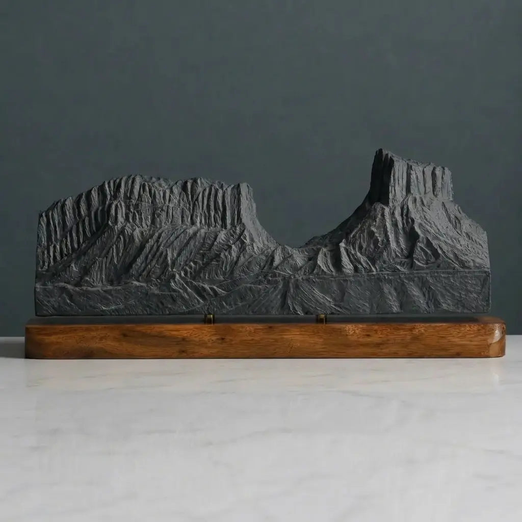 Tuwaiq Mountain Sculpture (View B, Saudi Arabia) Sculpted Peaks