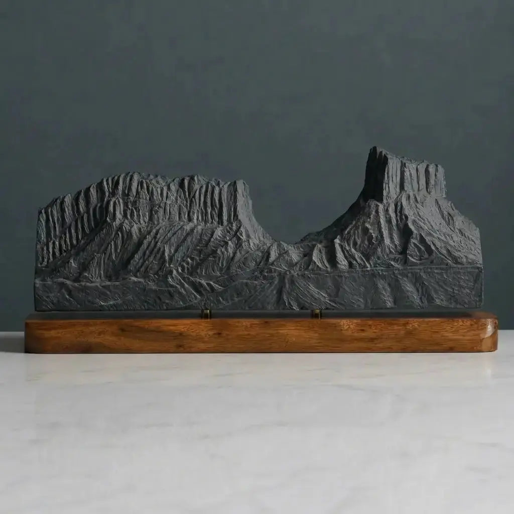 Tuwaiq Mountain Sculpture (View B, Saudi Arabia) Sculpted Peaks