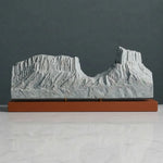 Tuwaiq Mountain Sculpture (View B, Saudi Arabia) Sculpted Peaks