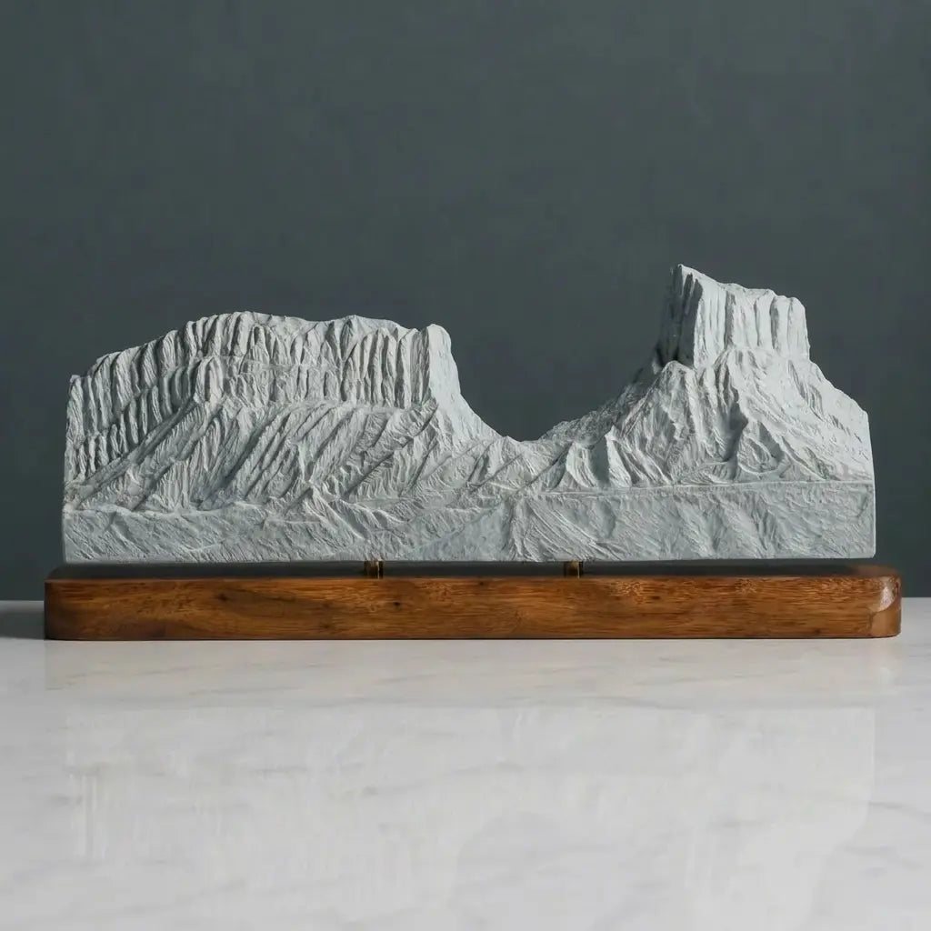 Tuwaiq Mountain Sculpture (View B, Saudi Arabia) Sculpted Peaks
