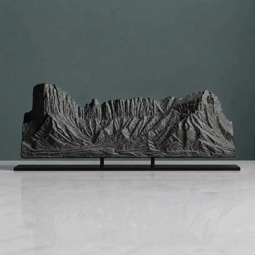 Tuwaiq Mountain Sculpture (View A, Saudi Arabia) Sculpted Peaks