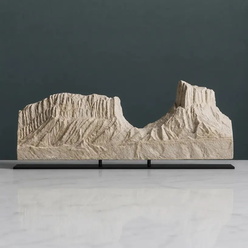 Tuwaiq Mountain Sculpture (View B, Saudi Arabia) Sculpted Peaks