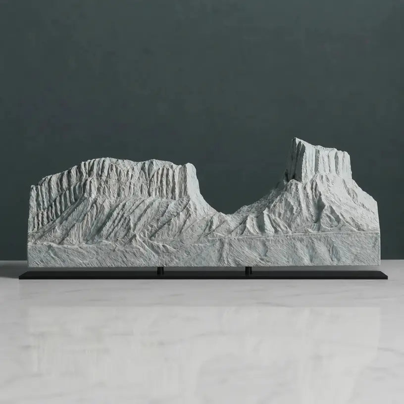 Tuwaiq Mountain Sculpture (View B, Saudi Arabia) Sculpted Peaks