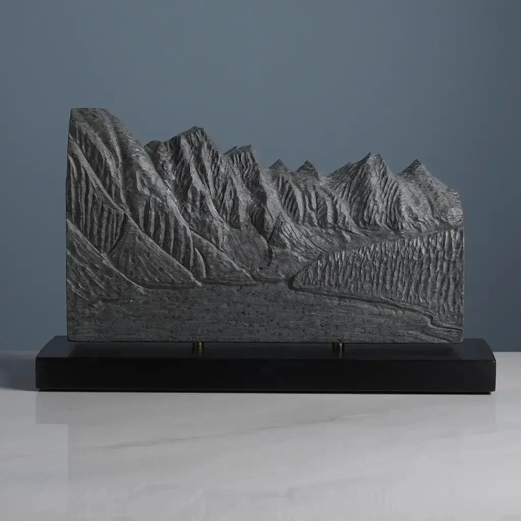 Valley of the Ten Peaks Sculpture (Moraine Lake, Canada) Sculpted Peaks