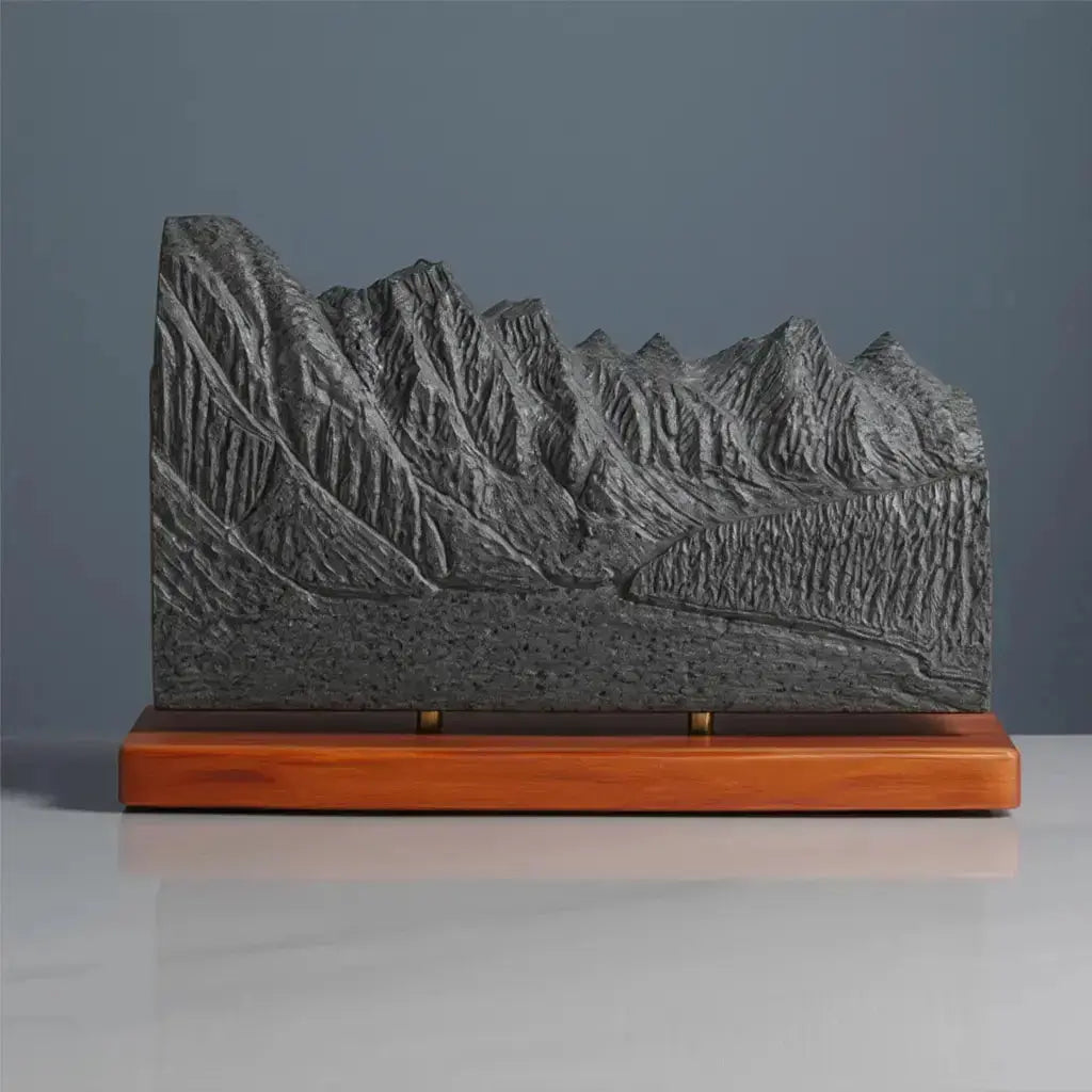 Valley of the Ten Peaks Sculpture (Moraine Lake, Canada) Sculpted Peaks