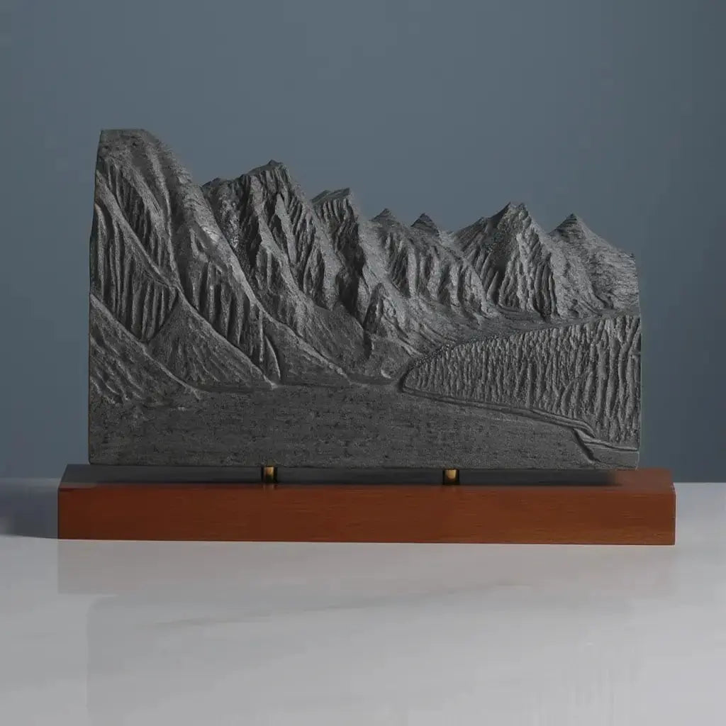 Valley of the Ten Peaks Sculpture (Moraine Lake, Canada) Sculpted Peaks