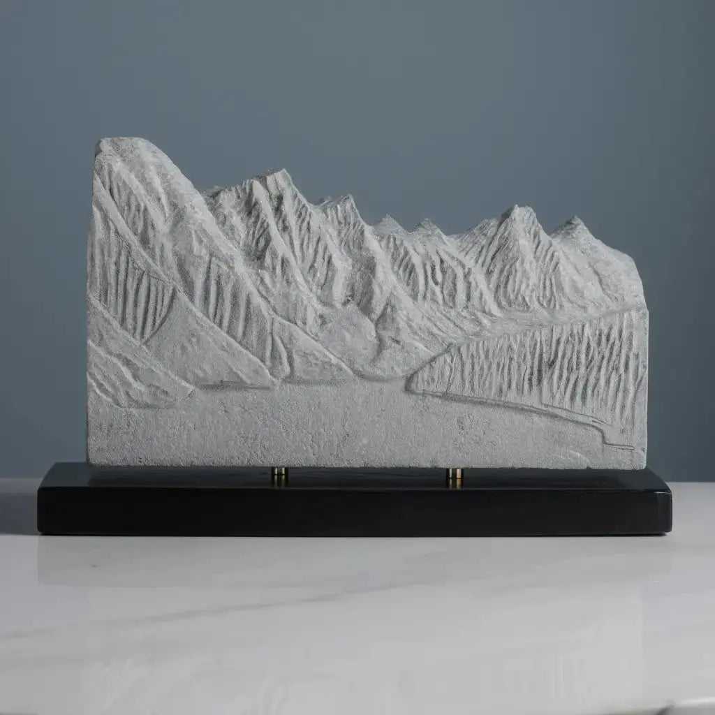 Valley of the Ten Peaks Sculpture (Moraine Lake, Canada) Sculpted Peaks